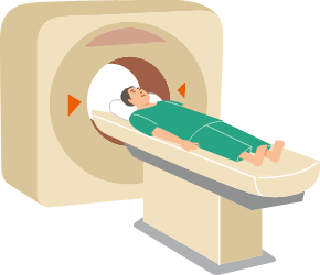 胸部CTのイラスト