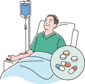 薬物療法のイラスト