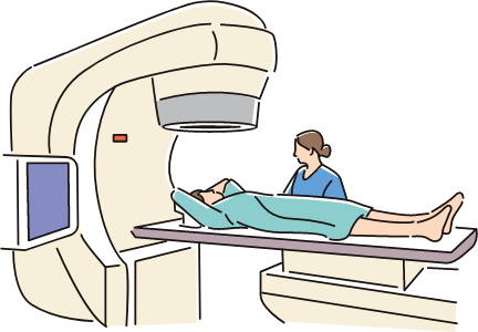 放射線療法のイラスト